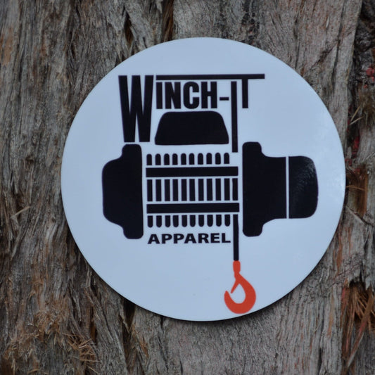 Winch-It Sticker - White