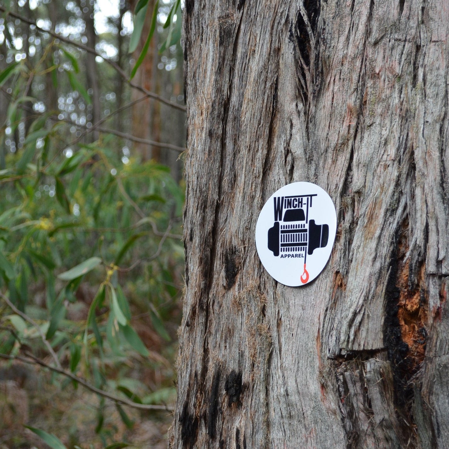 Winch-It Sticker - White