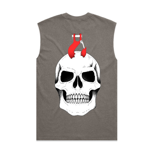 Skull Tank - Grey